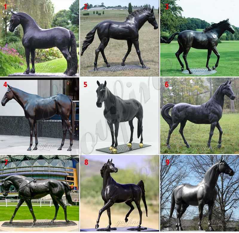 life size horse statues for sale