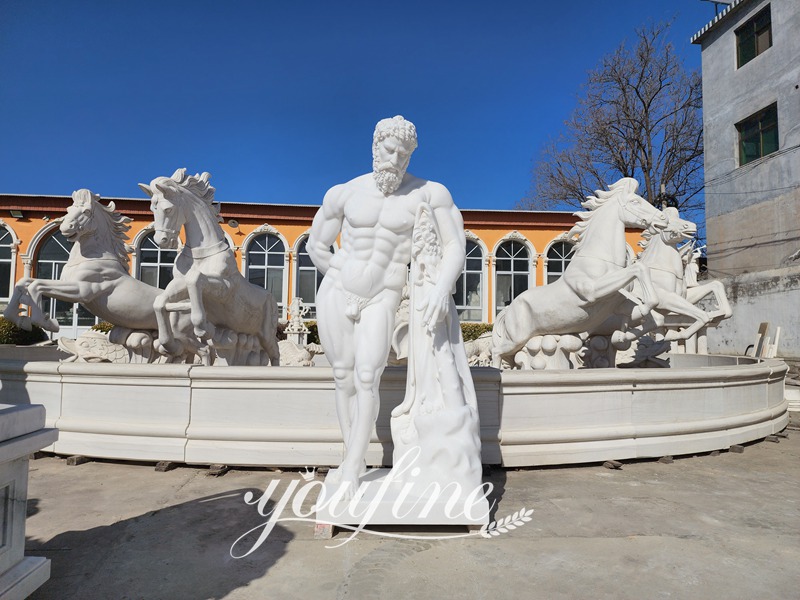 marble statue of Farnese Hercules