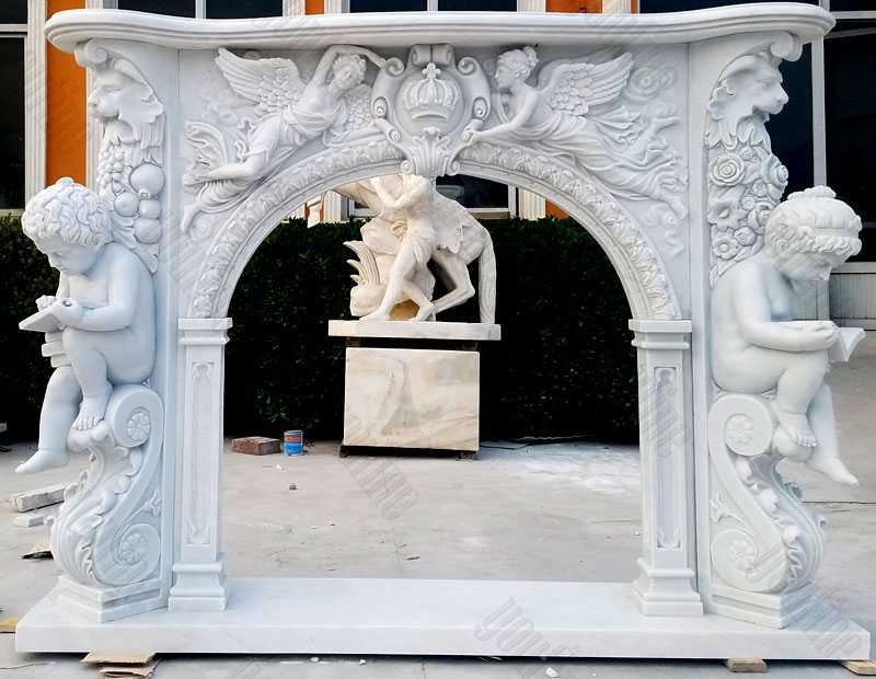 The surrounding marble fire was originally adopted as a sign of wealth and status in the eighteenth century. Since then, marble has provided a durable quality and aesthetic potential, but it is a very popular material that sculptures around the fire.