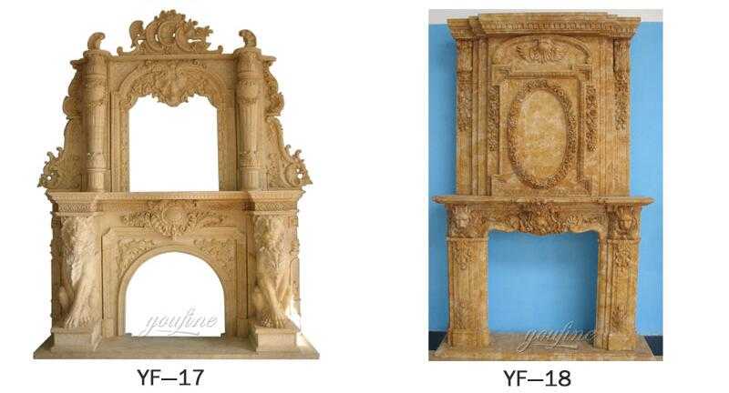 natural stone fireplace surround for sale