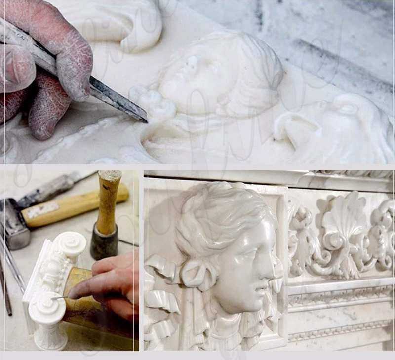 process of Outdoor St Francis with Wolf Statue