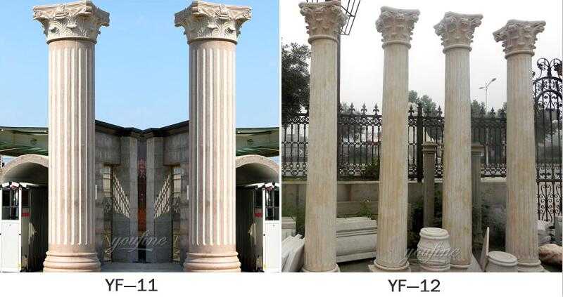 Exterior porch columns