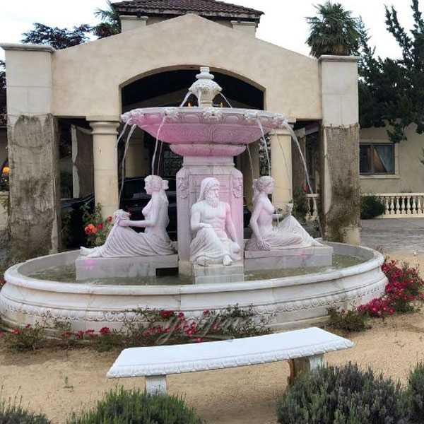 tired water white marble fountains for our american friend for sale
