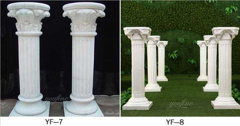 square fluted columns design for sale