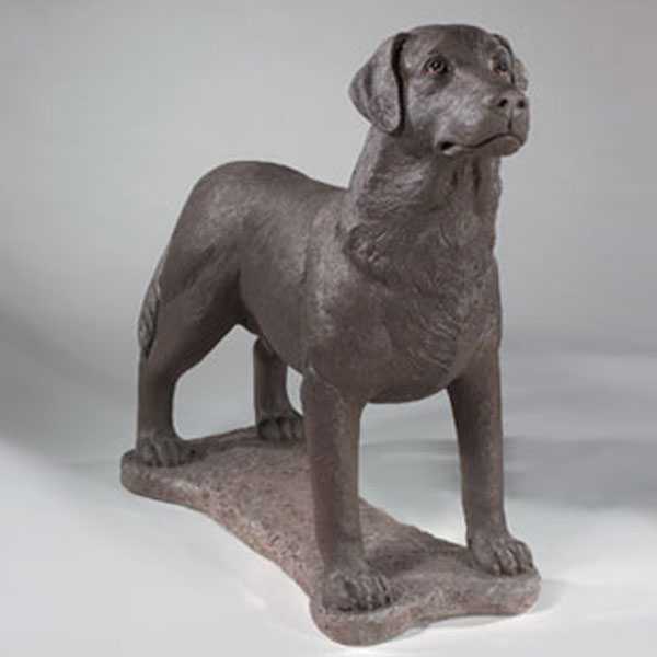 Life Size Antique Bronze Rottweiler Statues Outdoor Dog Statues for Home for Sale BOKK-552