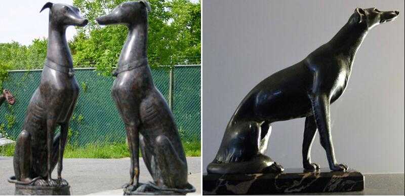 bronze greyhound for sale