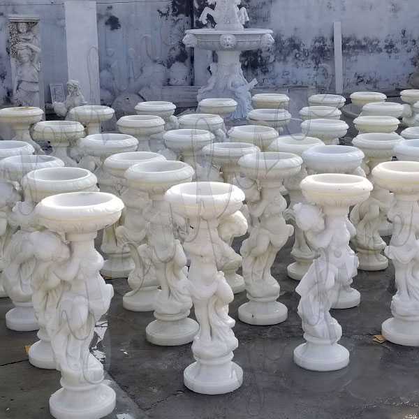 extra large outdoor marble planters for sale