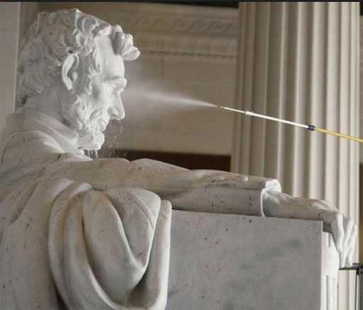 How to clean a marble statues/sculptures