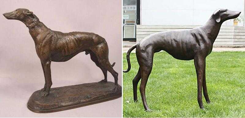 large greyhound statue