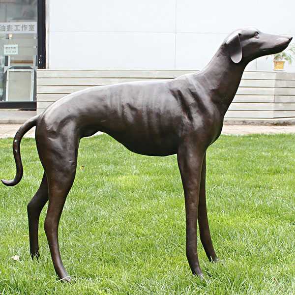 large greyhound statue