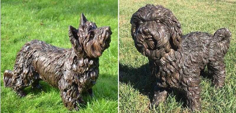 large outdoor maltese dog statues for sale