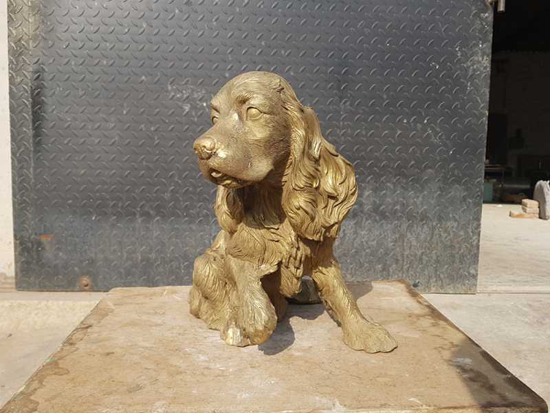 life size english springer spaniel statues for sale