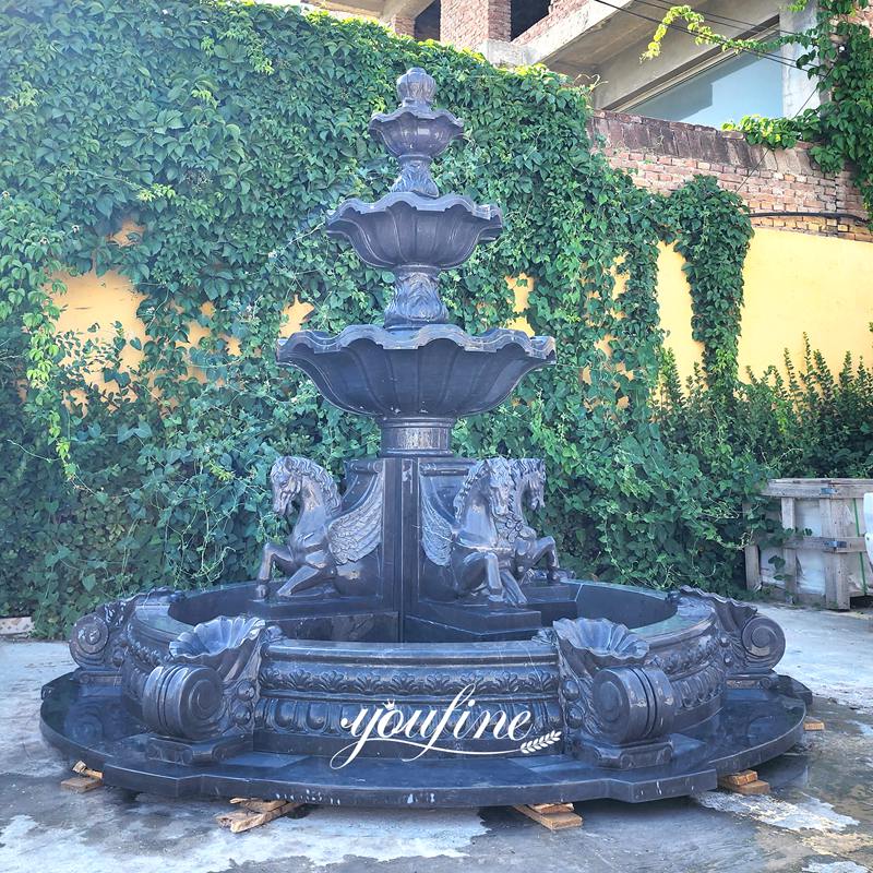 outdoor horse water fountain