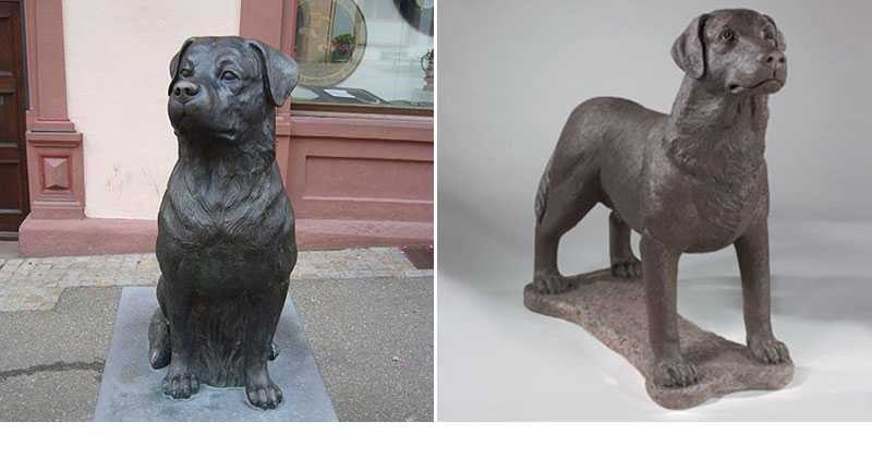 rottweiler dog statues for home