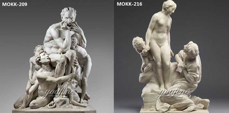 Customized Pure Hand Carved Famous Marble Antique Art Statue for Garden Decoration 