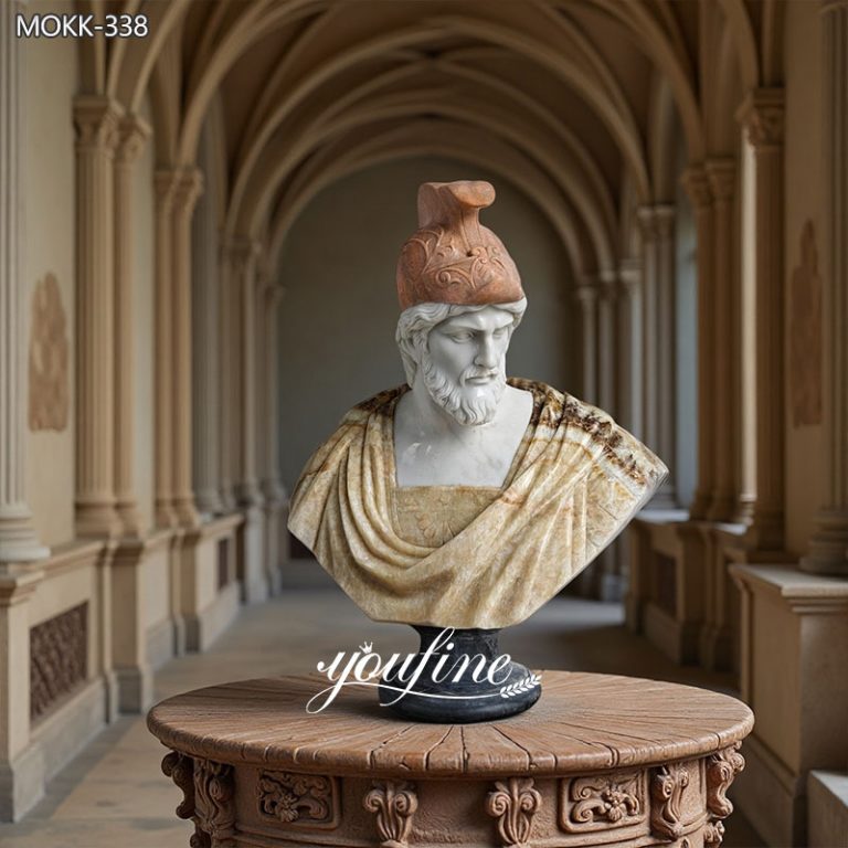 23 inches Classical Roman Marble Bust Statue for Sale MOKK-338