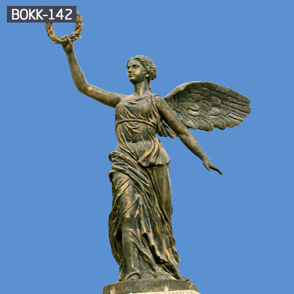 Large Size Outdoor Decorative Bronze Angel Sculpture for Sale BOKK-142