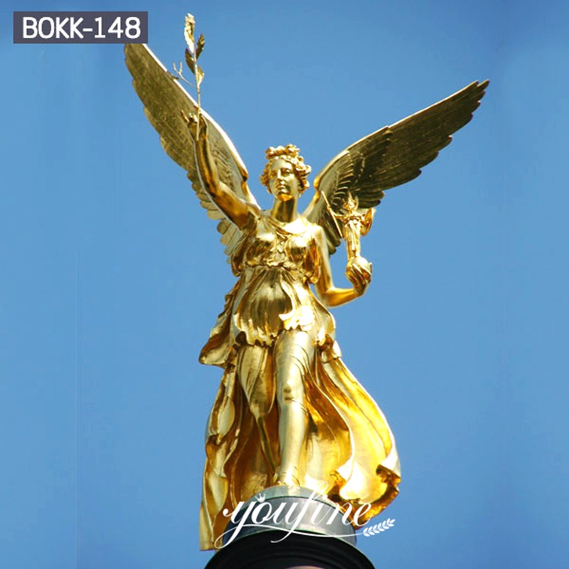 Bronze angel sculpture-YouFine Sculpture