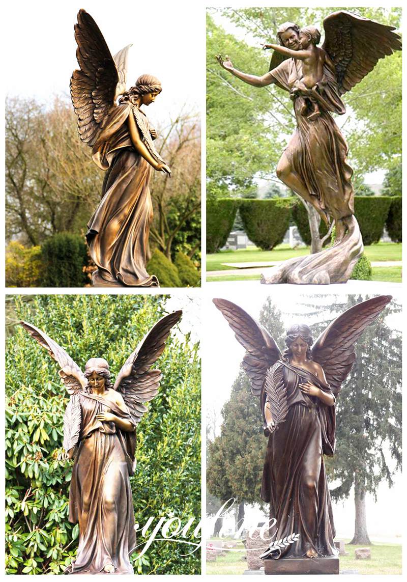 Bronze angel statue-YouFine Sculpture