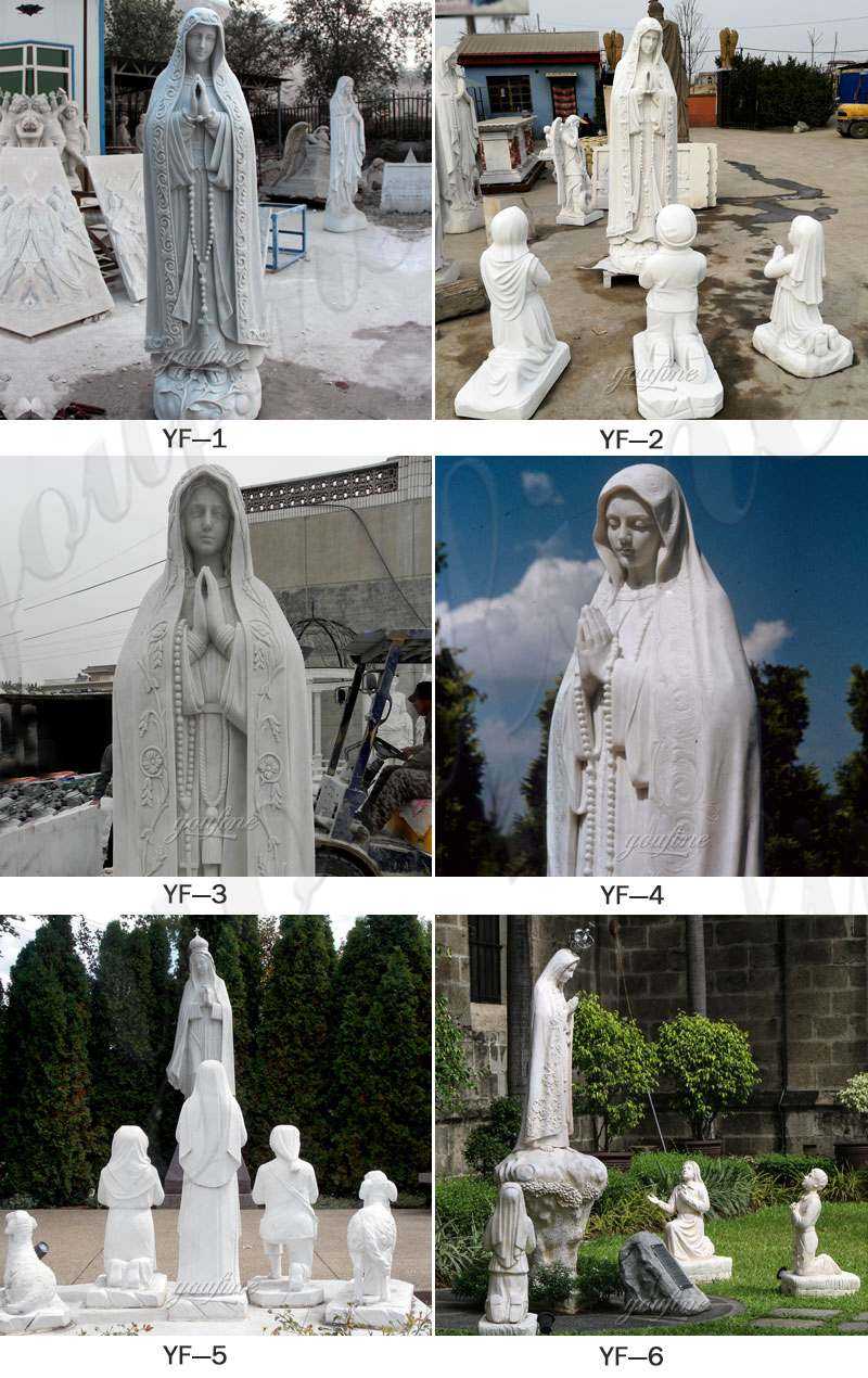 CHS-731 our lady of marble virgin mary statue for sale
