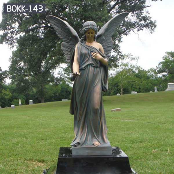 Life Size Figure Bronze Statue Angel Statue for Garden Decoration BOKK-143