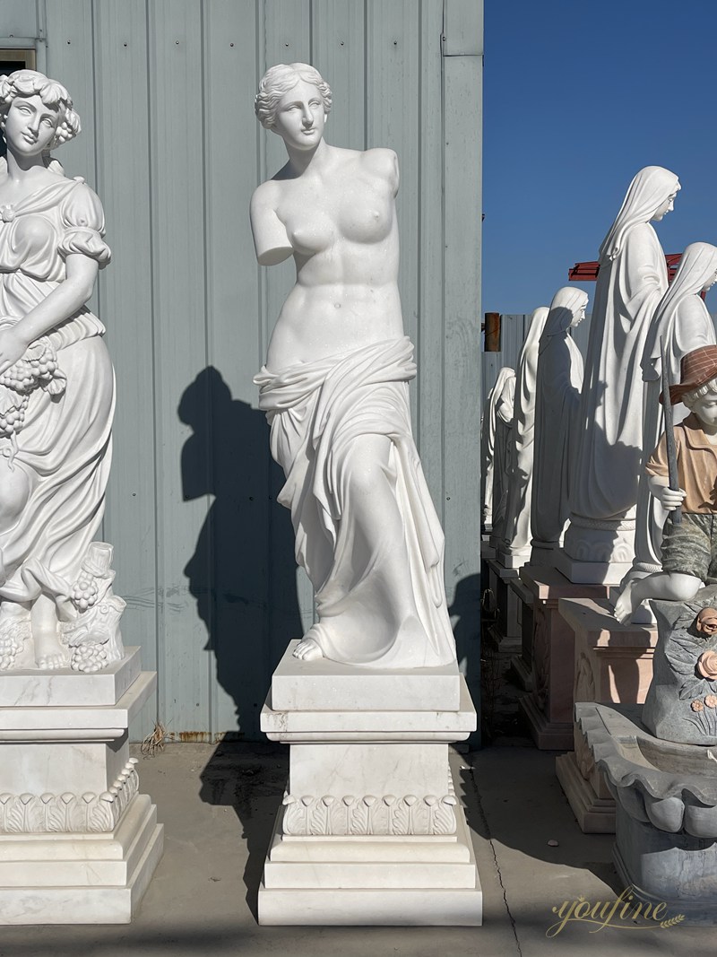 Famous Art Sculptures Life Size Marble Venus Statue for Sale MOKK-206 