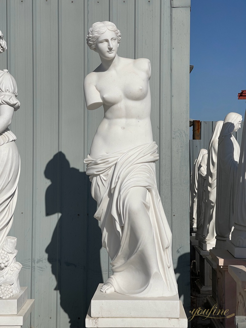 Famous Art Sculptures Life Size Marble Venus Statue for Sale MOKK-206 