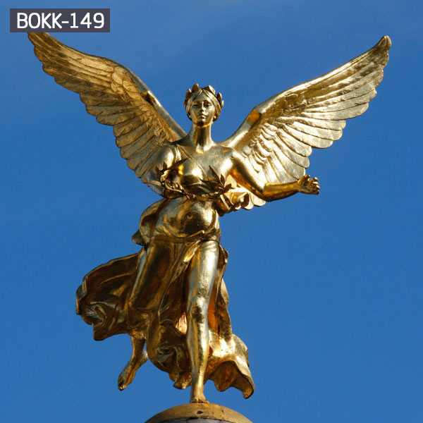 Large metal Bronze sculpture Outdoor garden decorate Angel Statue for Sale BOKK-149