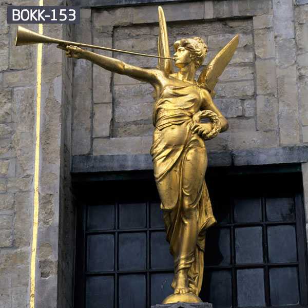 Life Size Figure Bronze Statue Angel Statue for Garden Decoration Wholesale BOKK-153