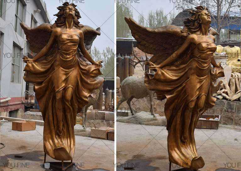 Life size beauty garden decor famous bronze figure statues female staue design for sale (