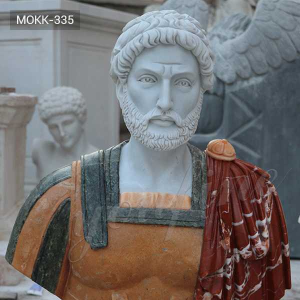 MOKK-335 Life Size Custom Famous Classical Roman Busts Design Replica With Pure Hand Carved for Garden or Indoor Decor for Sale