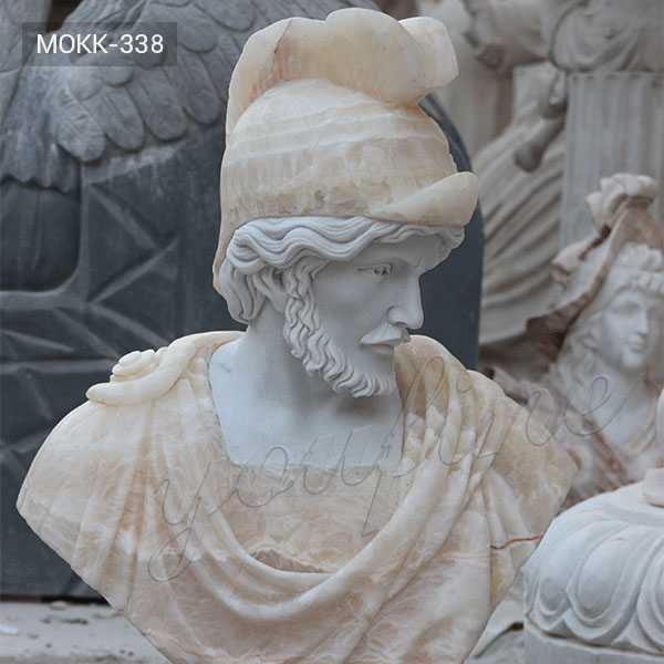 Custom Made Classical Roman Bust Life Size Marble Garden Statues for Sale MOKK-338