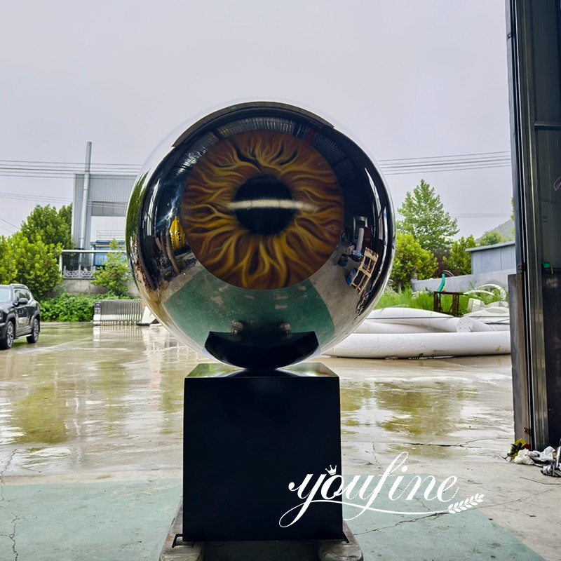 mirro polished ball sculpture