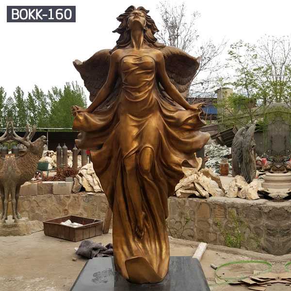 Large Bronze Outdoor Angel Statue Sculpture for Sale