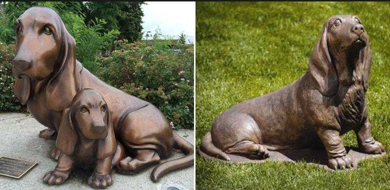 dachshund welcome statue for sale