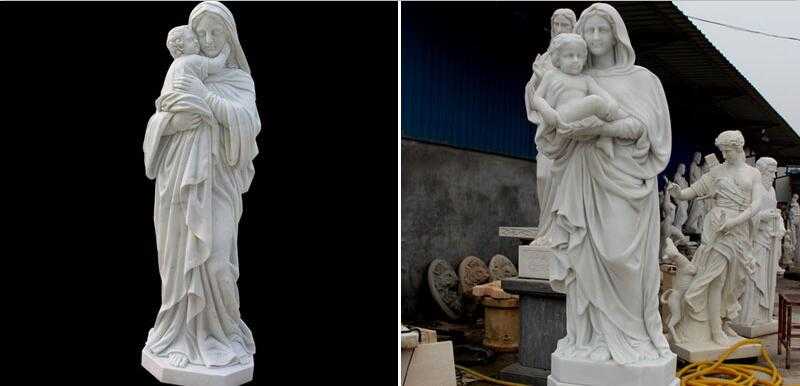 madonna and child statue michelangelo replica for sale