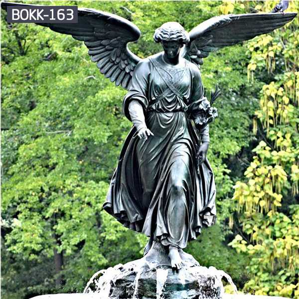 Do You Know the Characteristics of Western Bronze Life Size Angels Statue? BOKK-163