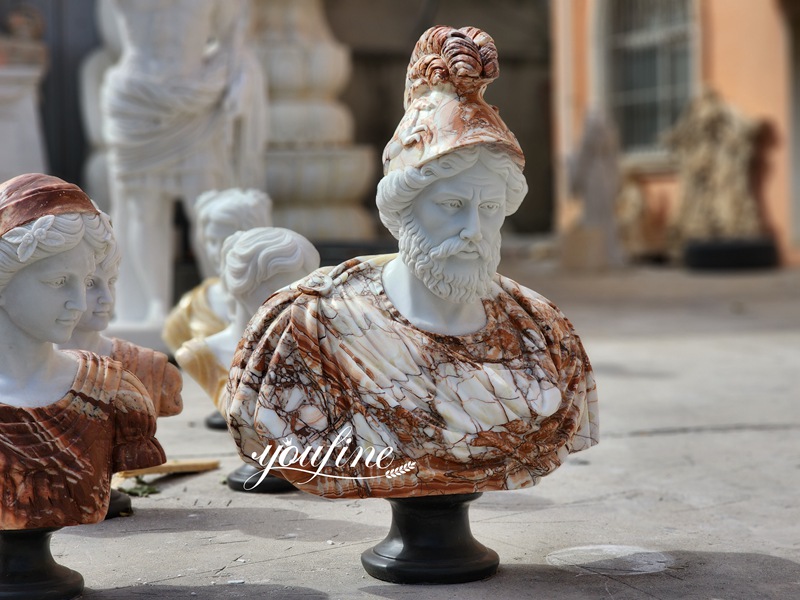 marble roman bust statue