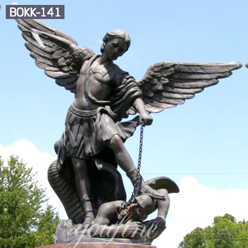 Life Size Bronze St.Michael Statue BOKK-141