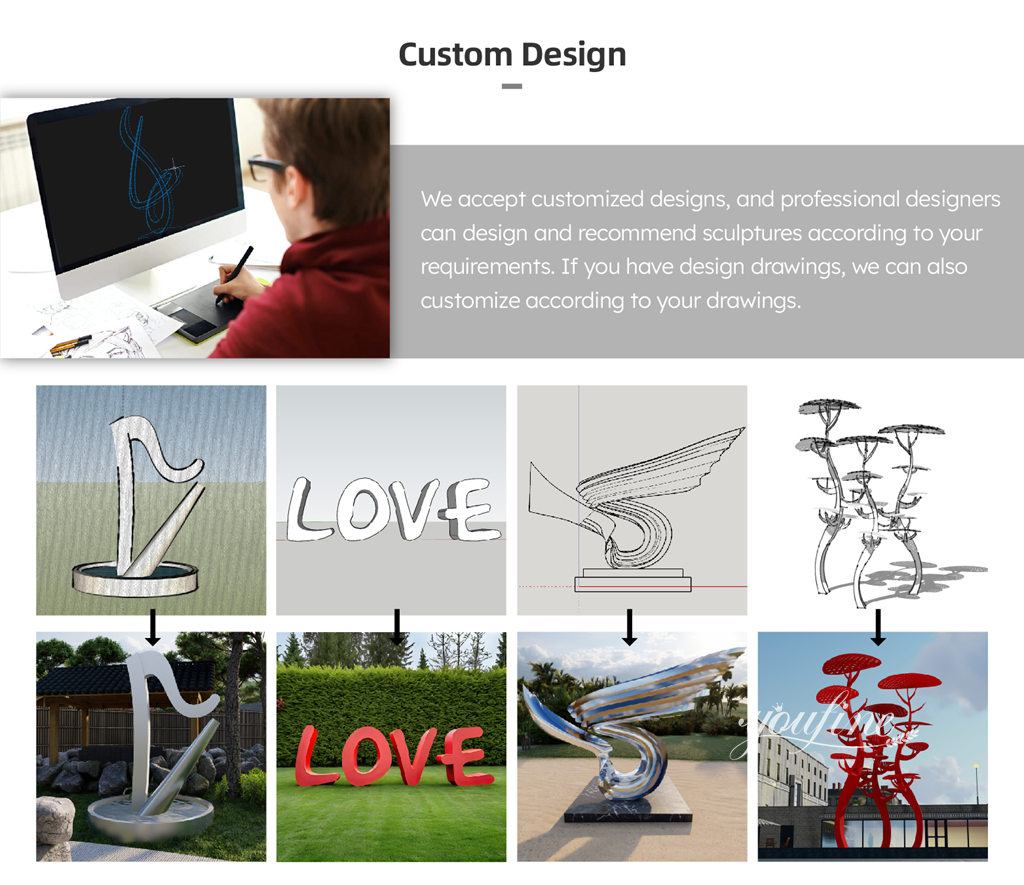 professional sculpture customization ability