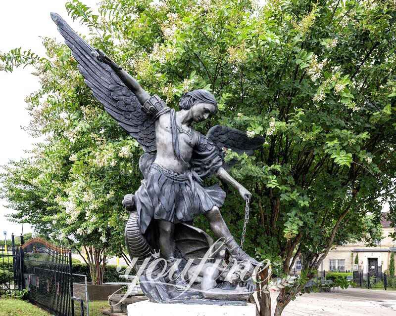 bronze st michael statue-YouFine Sculpture