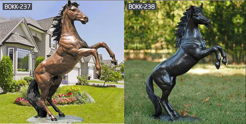 Do You Know the Process of Making Bronze Horse Sculpture-BOKK-218