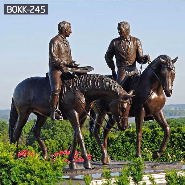Best Bronze Horse Statue Life Size Hand Carved animal sculpture for Outdoor -BOKK-247