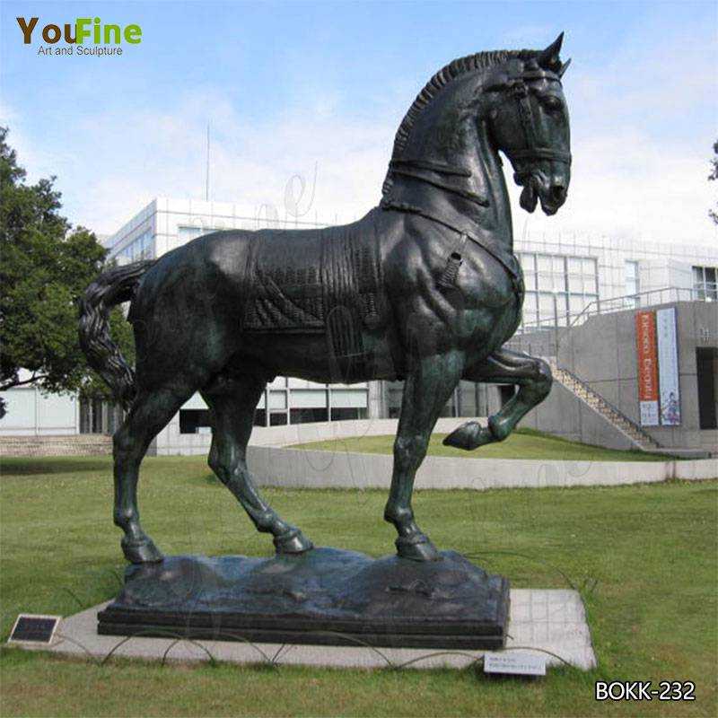 Large Outdoor Bronze Horse Outdoor Sculpture BOKK-232