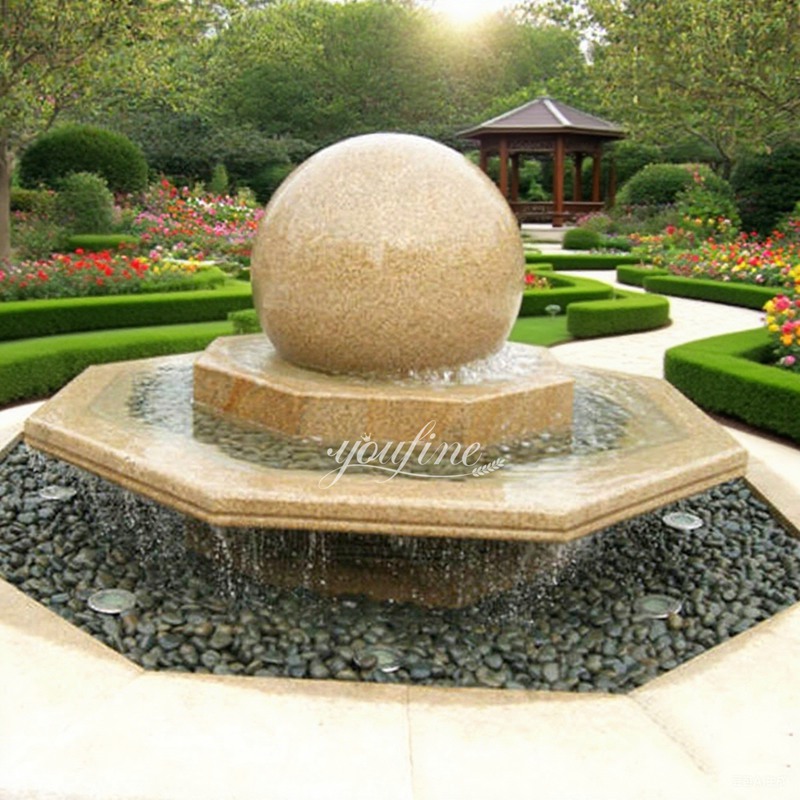 Granite Rolling Ball Fountain Outdoor MOKK-180