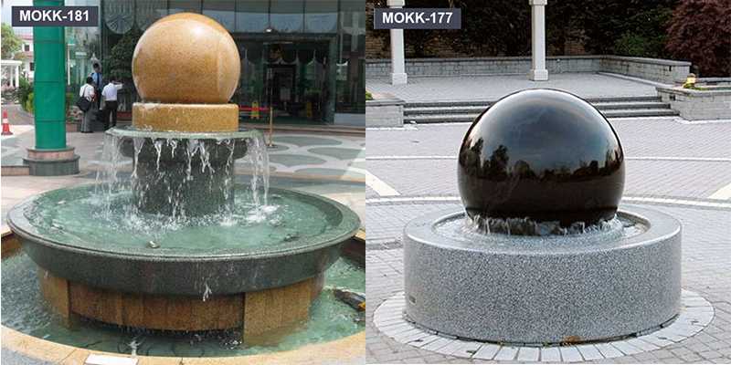 Custom Floating Marble Vivid Hand Carved Garden Fountain