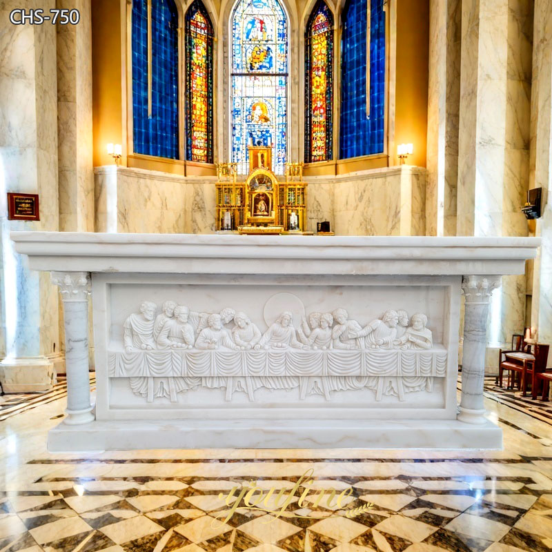 Customized Religious Marble stone Altar Table