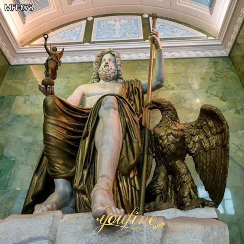 Greek statues of zeus
