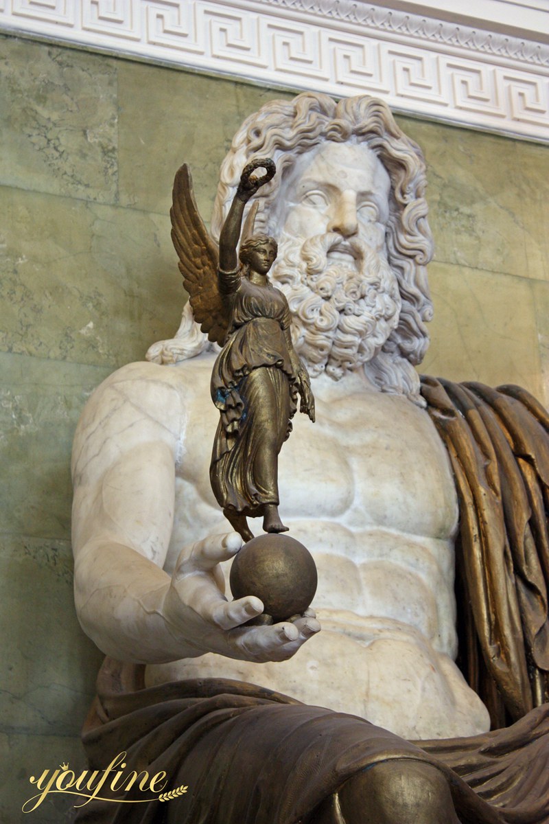 Greek zeus statue