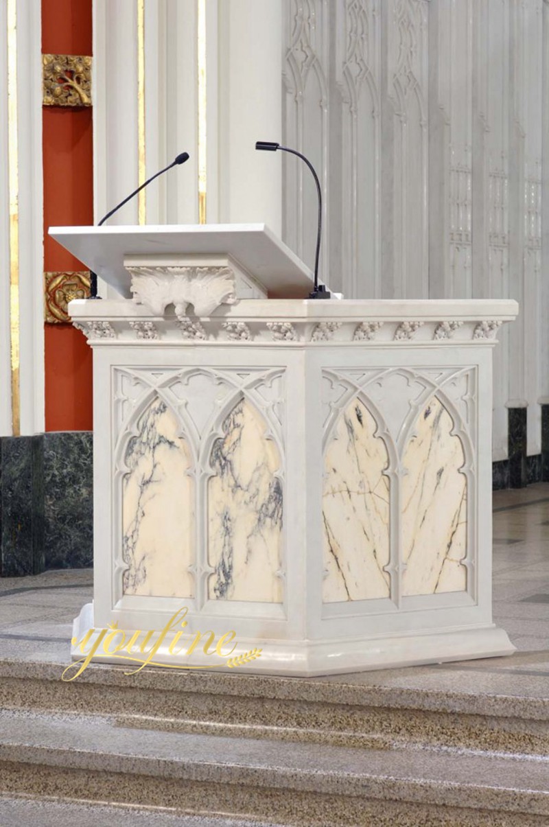 Catholic Marble Church Pulpit